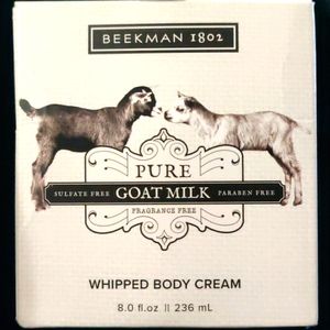New in boxBeekman 1802 PURE GOAT  Whipped Body Cream 8 oz.